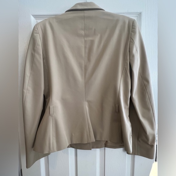 Prada Belted Tan Suit Jacket - Picture 3 of 10